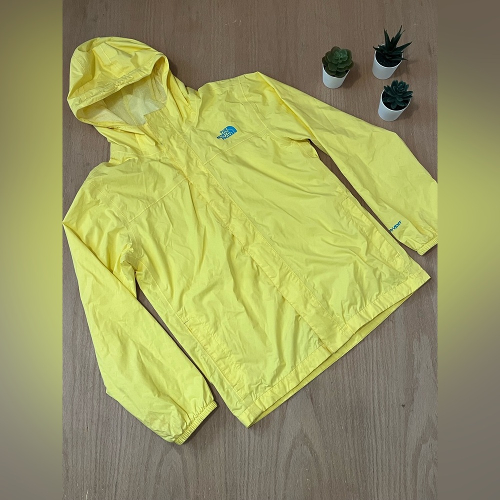 The North Face Girls Yellow Rain Coat